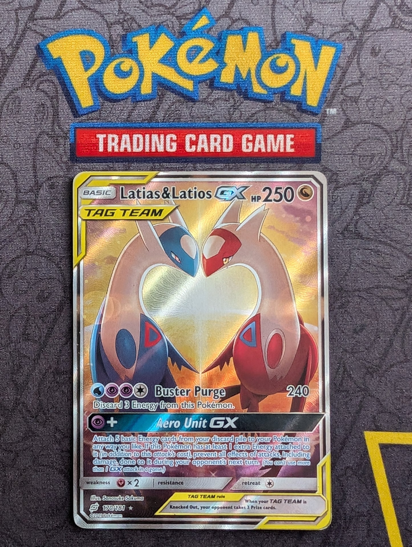Pokémon - Latias & Latios Gx - 170/181 - Team Up - Alternative Art - Light Played - Front View