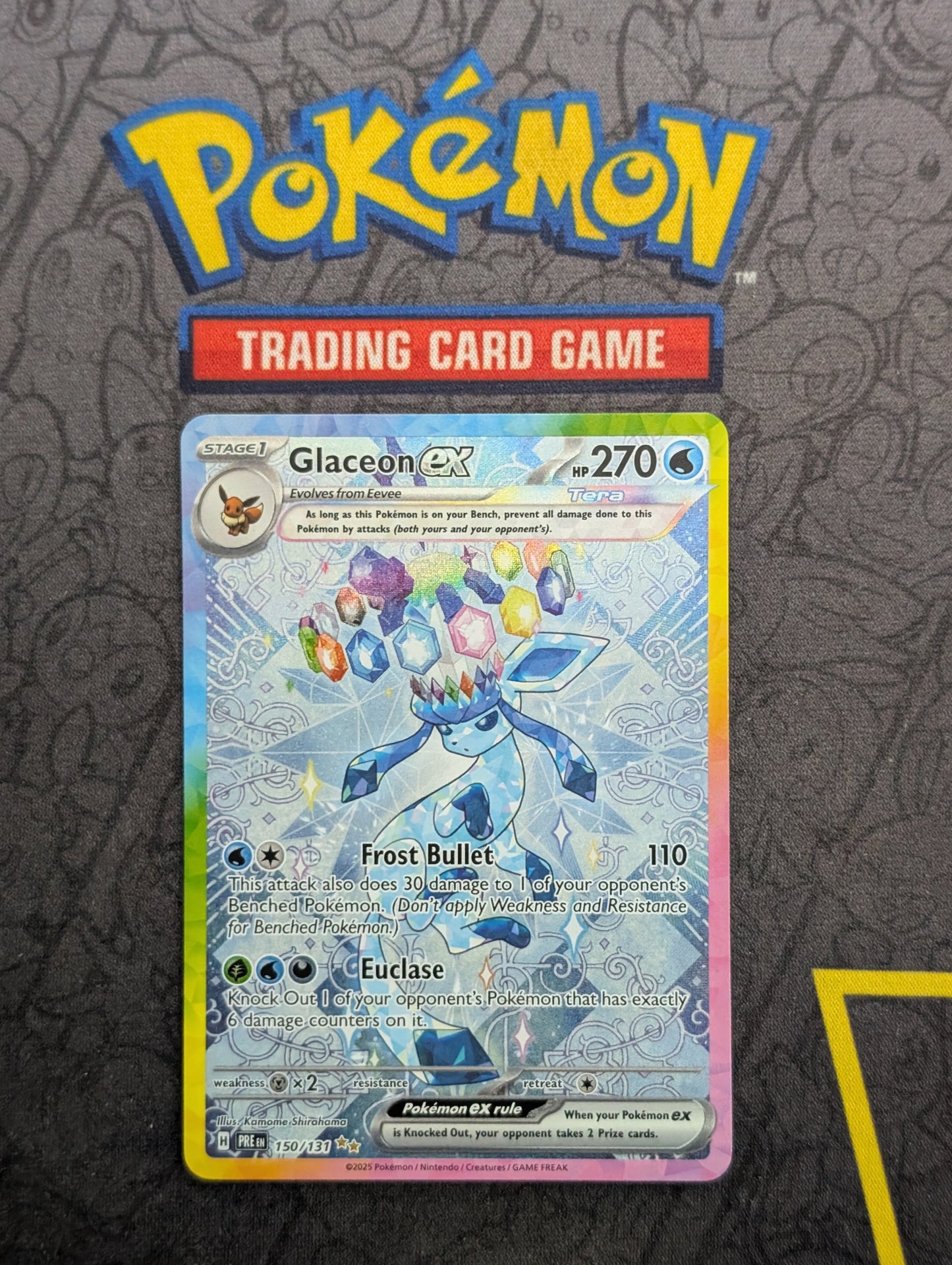 Glaceon Ex - 150/131 - Prismatic Evolutions - Special Illustration Rare - Near Mint