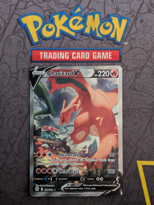 Pokémon - Charizard V - 154/172 - Brilliant Stars - Alternative Art - Near Mint - Front View