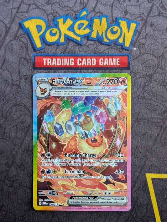 Pokémon - Flareon Ex - 146/131 - Prismatic Evolutions - Special Illustration Rare - Near Mint - Front View