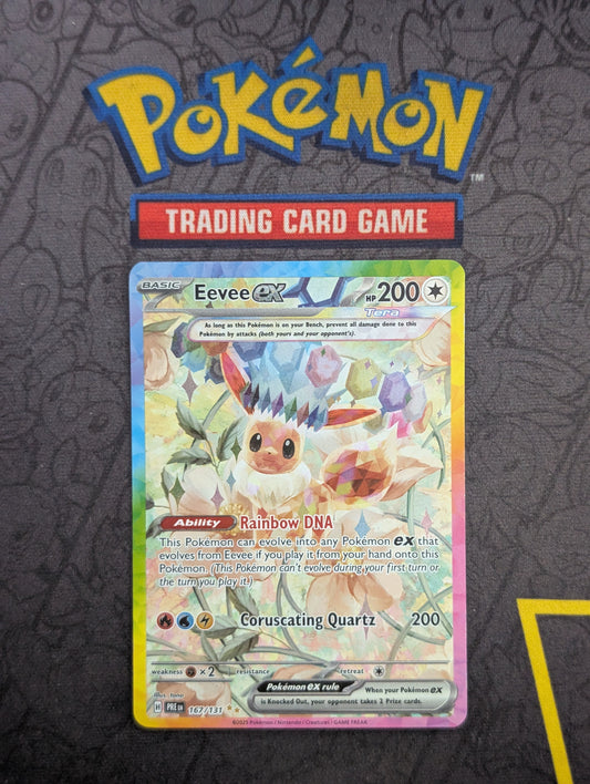 Eevee Ex - 167/131 - Prismatic Evolutions - Special Illustration Rare - Near Mint